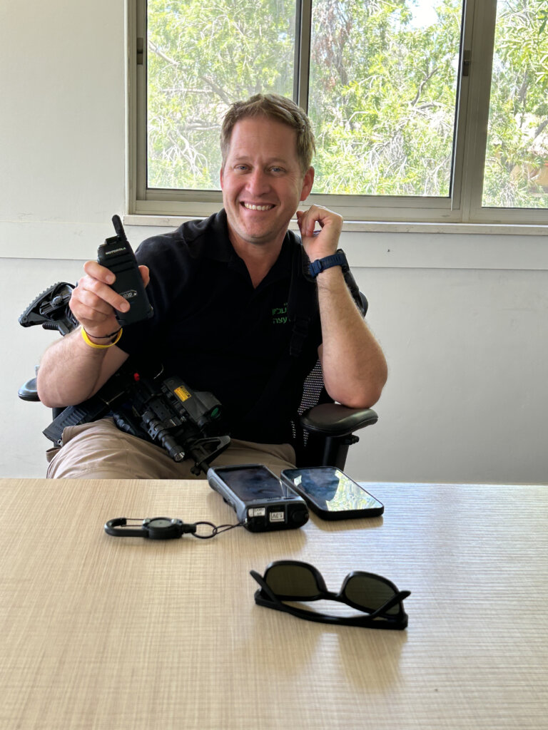 Communication devices donated by the ICEJ. (Photo: Operation Lifeshield)