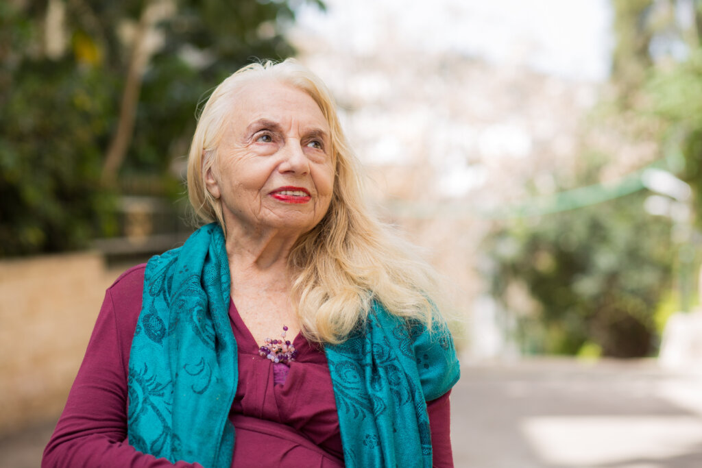 A resident at the Haifa Home